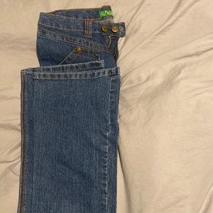 Straight leg jeans